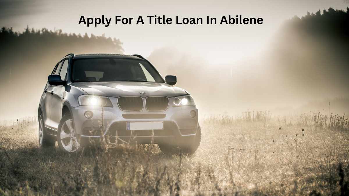 Any car or SUV can qualify for a title loan in Abilene.